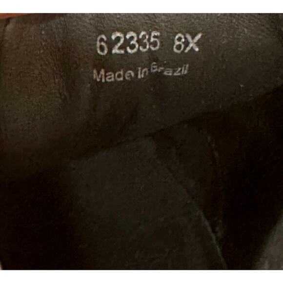 Massimo Matteo Oxford Cap Toe Ball Classic Dress Shoe Black Leather Size 8 NWOB